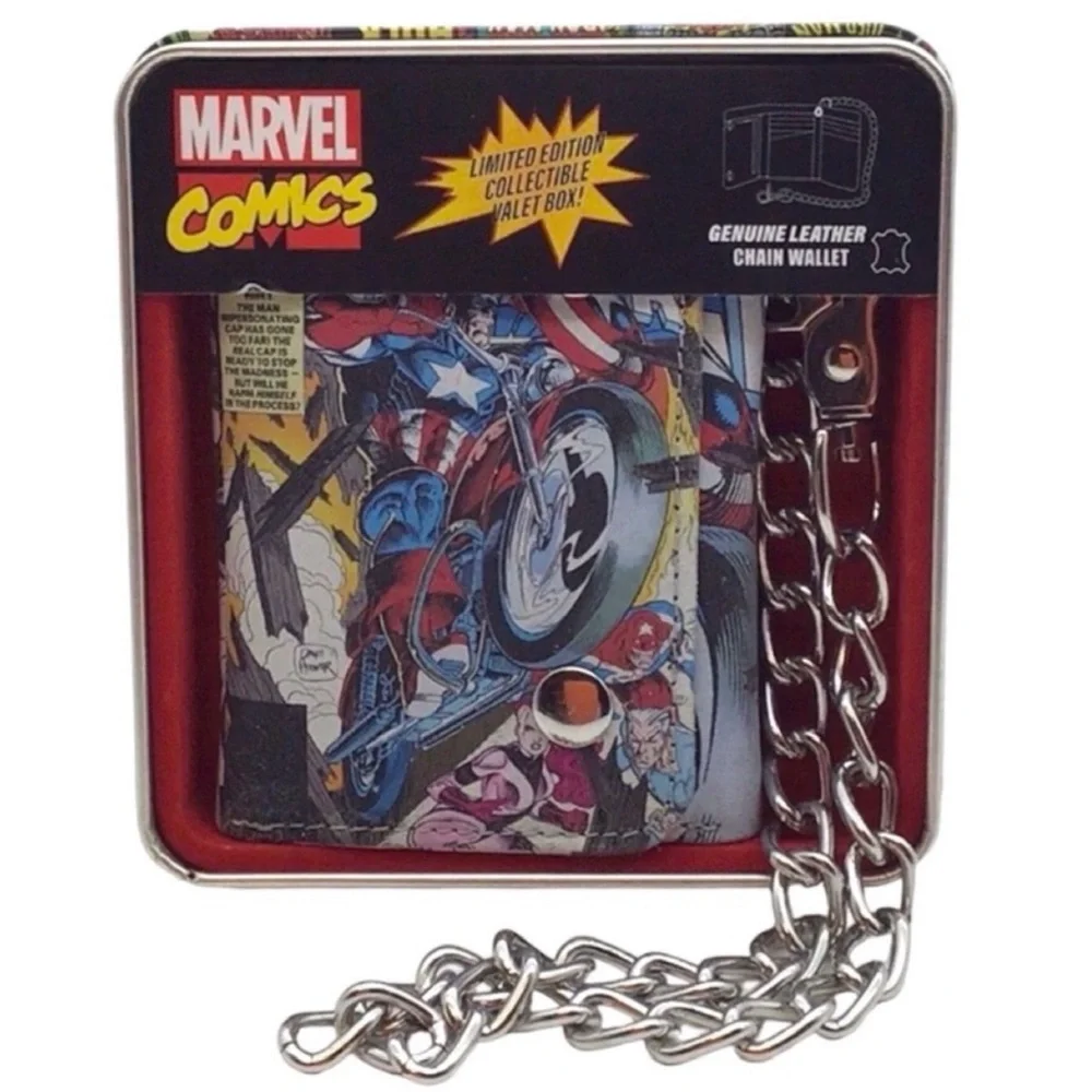 Marvel Captain America Ride Chain Wallet (NWT)